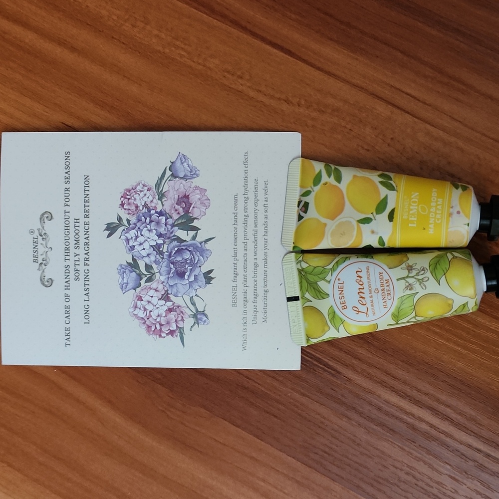 Lemon Hand & Body Cream - Yellow and Green - Picture 2 of 2